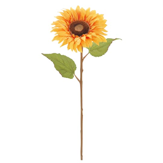 Michaels, 28" Yellow Sunflower Stem by Ashland® – Category: Fall Floral Stems
